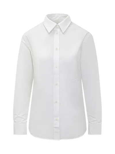 Burberry Classic Cotton Shirt In White
