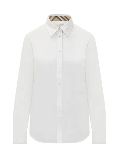 Burberry Classic Cotton Shirt In White
