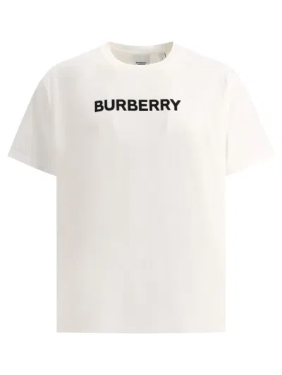 Burberry Oversized T-shirt That Sports The House Logo On The Front In White