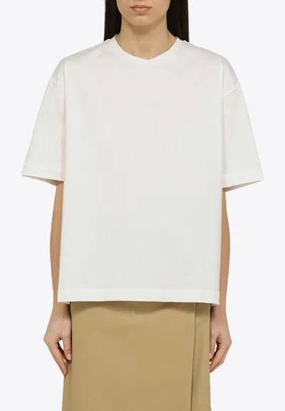 Burberry Classic Crewneck Short-sleeved T-shirt In White