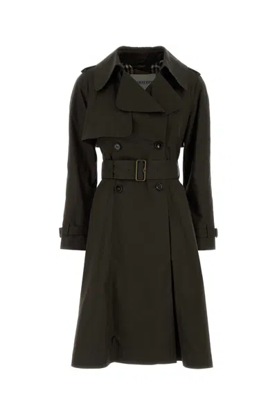 Burberry Classic Double-breasted Trench Coat In Gray