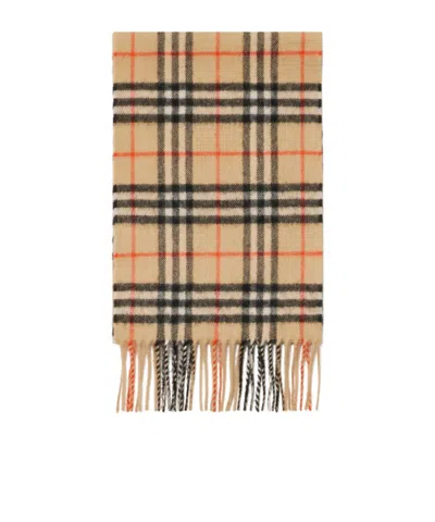 Burberry Classic Plaid Pure Cashmere Scarf In Neutral