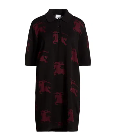 Burberry Classic Polo Dress In Black