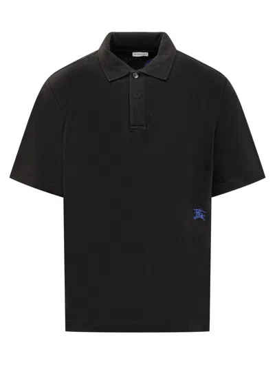 Burberry Classic Polo Shirt For Every Occasion In Black