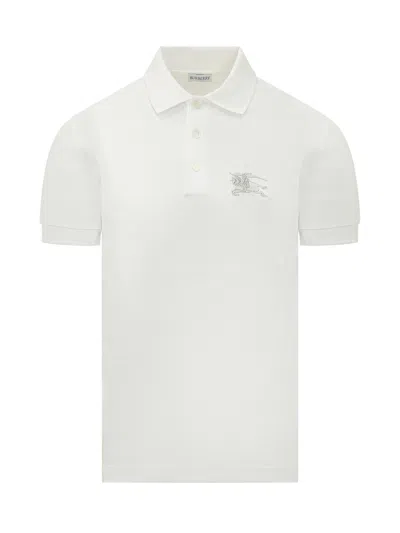 Burberry Classic Polo Shirt - Ss26 Collection In White