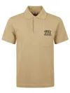 Burberry Men's Polo Shirt In Brown