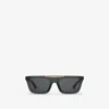 Burberry Classic Rectangular Sunglasses​ In Black