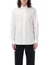 Burberry Long-sleeved Button-up Cotton Shirt In White
