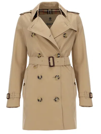 Burberry Classic Trench Coat For Women In Brown
