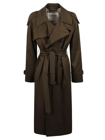 Burberry Classic Trench Coat With Double-breasted Front