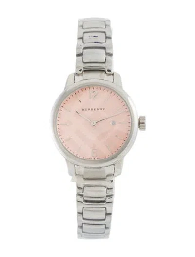 Pre-owned Burberry Classic Watch, 32mm In Multi