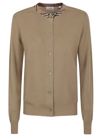 Burberry Classic Wool Sweater In Neutral