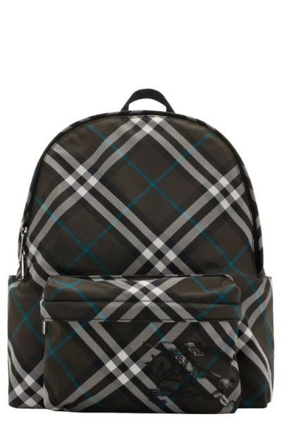 Burberry Classics Ekd Small Check Backpack In Snug