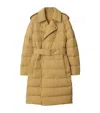 Burberry Midi Puffer Coat In Neutrals