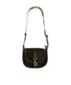 Burberry Clip Foldover-top Mini Shoulder Bag In Brown