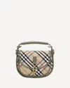 Burberry Small Handbag With Adjustable Strap And Check Pattern