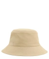 Burberry Cotton Blend Cloche In Beige