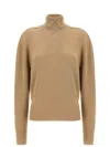 Burberry Beige Wool Sweatshirt In Brown
