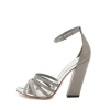 BURBERRY BURBERRY CLOUD GREY SPLIT-TOE DETAIL LEATHER HOVE THONG SANDALS