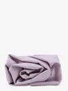 Burberry Clutch In Pelle Con Rosa Frontale