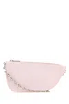 Burberry Mini Pink Leather Micro Shield Shoulder Handbag