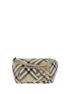 Burberry Men Check Archive Fanny Pack In Beige