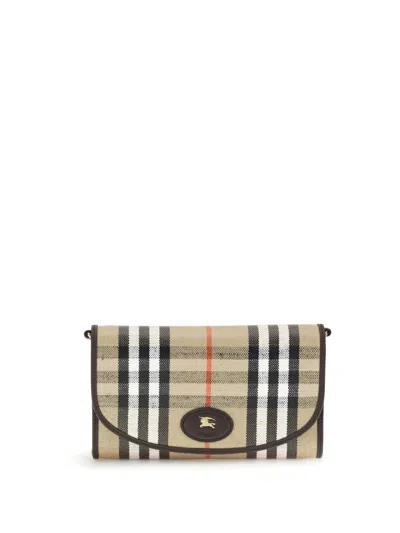 Burberry Clutches In Sand