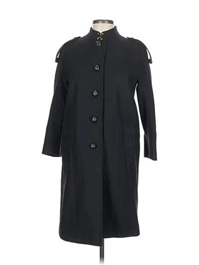 Pre-owned Burberry Coat In Black