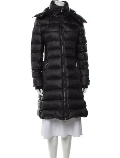 Pre-owned Burberry Coat In Black