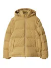 Burberry Detachable Sleeve Nylon Puffer Jacket In Black