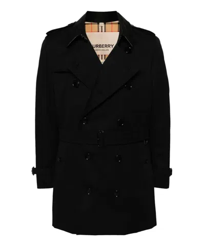 Burberry Coat In Black