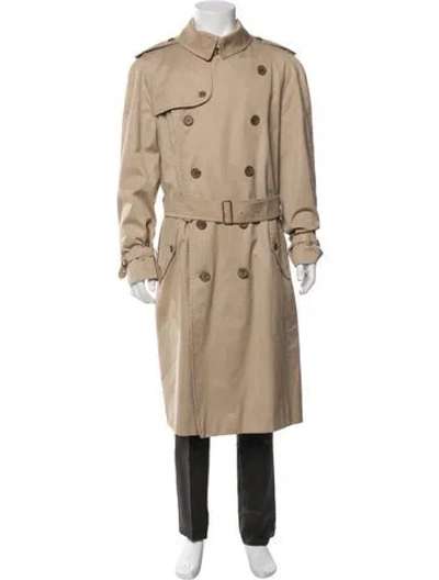 Pre-owned Burberry Coat In Brown