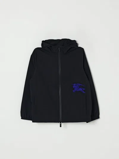 Burberry Coat  Kids Color Black In Blue
