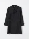 Burberry Coat  Kids Color Black In Schwarz