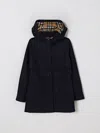 Burberry Coat  Kids Color Blue In Blue