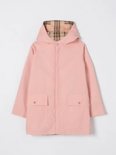 BURBERRY COAT BURBERRY KIDS COLOR PINK,425361010