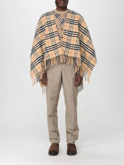Burberry Coat  Men Color Beige In Brown