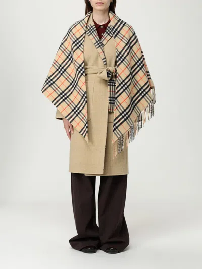 Burberry Coat  Woman Color Earth In Brown