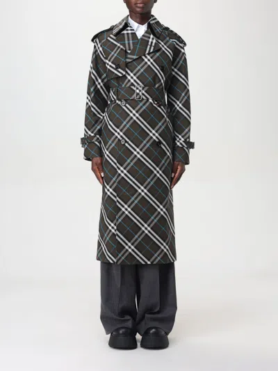 BURBERRY TRENCH COAT BURBERRY WOMAN COLOR GREEN,F77905012