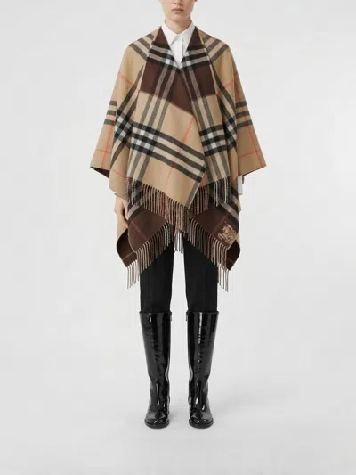 Burberry Coat  Woman Color Red In Brown
