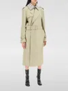Burberry Cotton Trench Coat In Safari