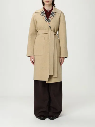 BURBERRY COAT BURBERRY WOMAN COLOR SAND,H25396054