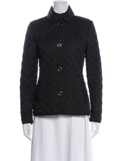 Pre-owned Burberry Coat In Gray
