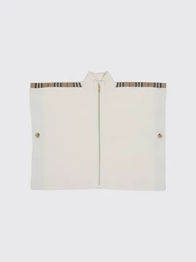 Burberry Coat Kids Color White In Neutral