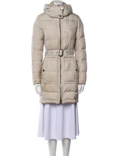 Pre-owned Burberry Coat In Neutral