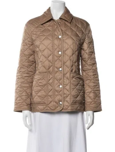 Pre-owned Burberry Coat In Neutrals