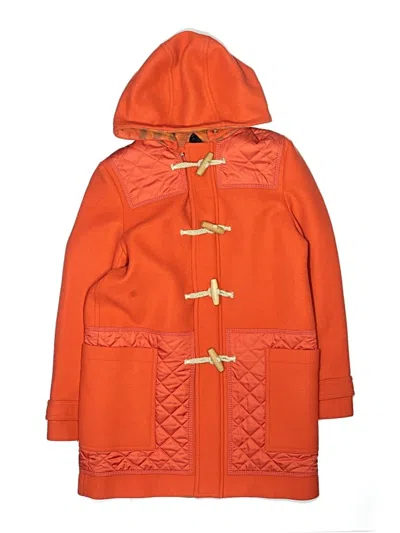 Pre-owned Burberry Kids' Coat In Orange