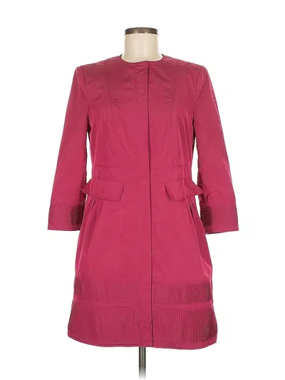 Pre-owned Burberry Coat In Pink