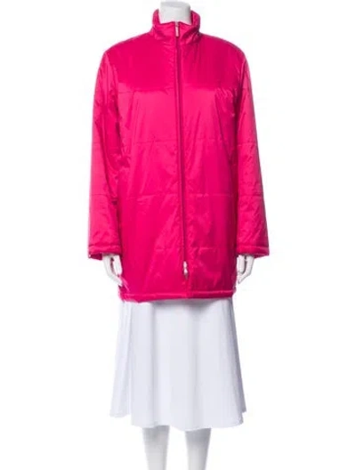 Pre-owned Burberry Coat In Pink