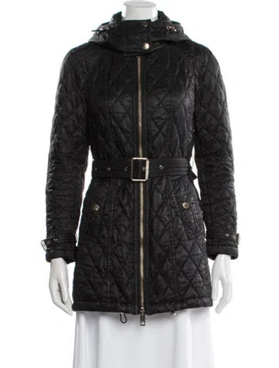 Pre-owned Burberry Coat W/ Tags In Black